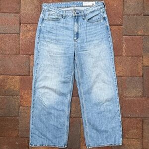 Rag & Bone Lori Light Wash Wide Jeans